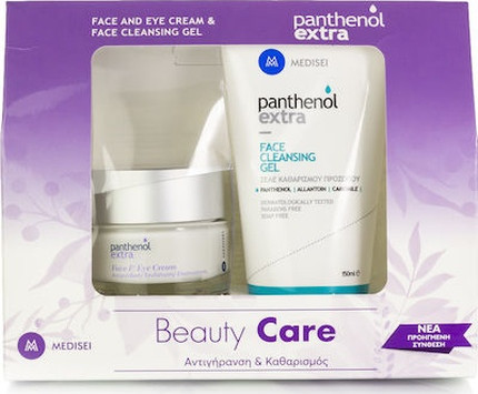 Face Cream and Face Cleansing Gel Set Panthenol Extra
