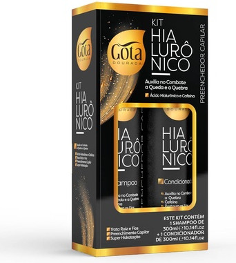 Serum Gota Dourada Hyaluronic Filler Duo