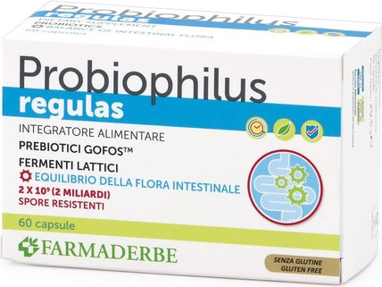 Капсулы Farmaderbe Probiophilus Regulas