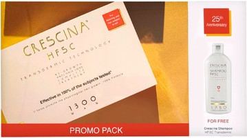 Haarpflege-Set Crescina Crescina Transdermic Hfsc Komplette Behandlung 1300 Für Männer Mit Gratis Shampoo