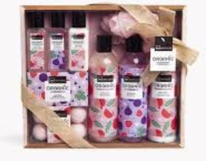 Shower & Bath Set Aquarius Organic Bath Set With 6 Bombs And Various Bath Products