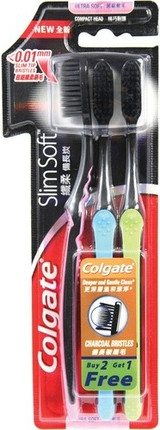 Colgate Slim Soft faol uglerodli tish cho'tkasi