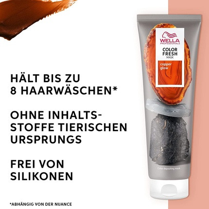 Haarmaske Wella ColorFresh Mask Kupfer