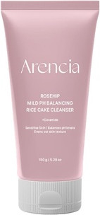 Gesichtsseife Arencia Hagebutte Reis Kuchen Reiniger pH-Balance Gesichtsreinigung mit Ceramid für empfindliche Haut