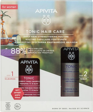 Apivita Lotion und Shampoo gegen Haarausfall für Frauen