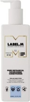 Conditioner label.m Pure Botanical Nourishing Conditioner