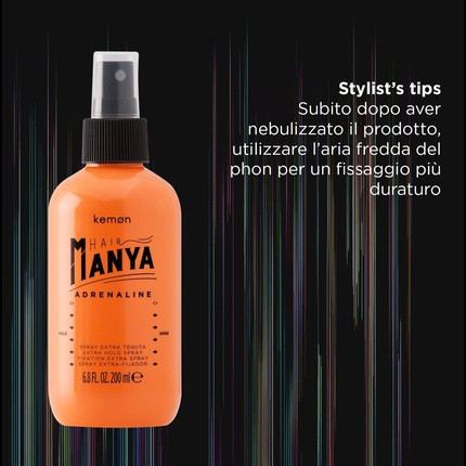 Extra Strong Hold Hair Spray Kemon Hair Manya