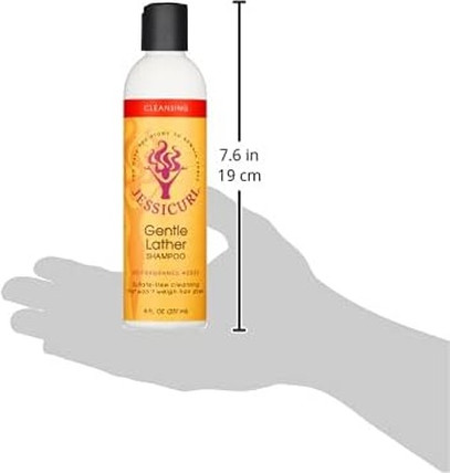Shampoo Jessicurl Sanftes Schaum-Shampoo Ohne Duftzusatz