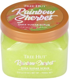Body Scrub Tree Hut Rainbow Sherbet & Peach Sorbet