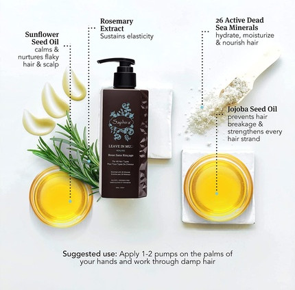 Leave-In Conditioner Saphira Saphira Hydrating Leave In Mud Styling and Healing Conditioner