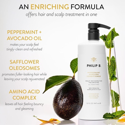 Conditioner Philip B Peppermint Avocado Volumizing