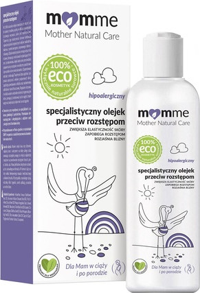 Oil Momme Momme Mother Natural Care Specialist Oil Against Stretch Marks
