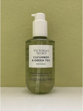 Körperöl Victoria's Secret Natural Refreshing Gurke & Grüner Tee