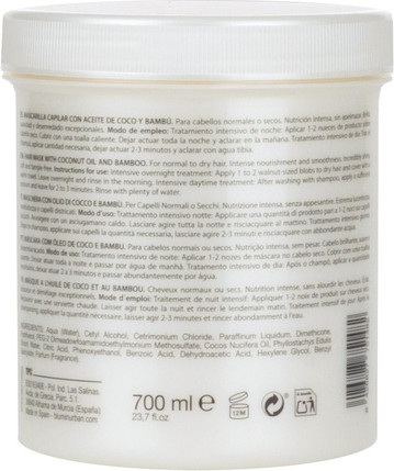 Hair Mask Blumin Urbanic Coconut Oil and Organic Bamboo