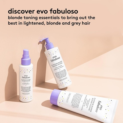 Conditioner evo Fabuloso Platinum Blonde Colour Boosting Treatment