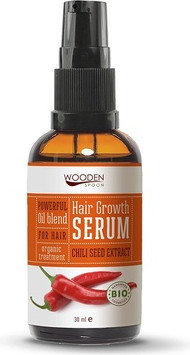 Haarserum Wooden Spoon WOODENSPOON 100% natürliches Serum gegen Haarausfall
