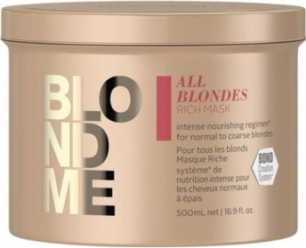 Haarmaske Schwarzkopf BlondMe All Blondes Rich Mask