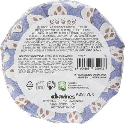 Strong Dry Wax Davines This Is A