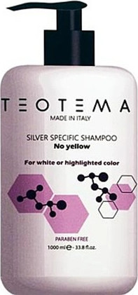 Тонирующий серебряный шампунь Teotema