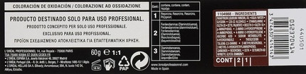 Hair Dye L'Oreal Professional INOA Shade 5.35 Light Golden Mahogany Brown