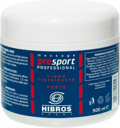 Warming Cream Hibros HIBROS Sport PreSport Strong Professional
