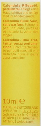 Body Oil Weleda Calendula Care Oil Fragrance-Free