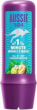 Hair Mask Aussie Sos 1 Minute Miracle All In One Colour Rescue Mask