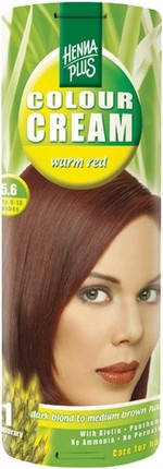 Henné Plus Colour Cream Pflanzenhaarfarbe 56 Warm Red
