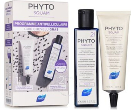 Shampoo-Set Phyto Phyto Squam Intensiv-Shampoo Reinigungs-Shampoo