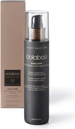 Shampoo Oolaboo Blushy Truffle Colour Preserve Anti-Aging Hair Bath