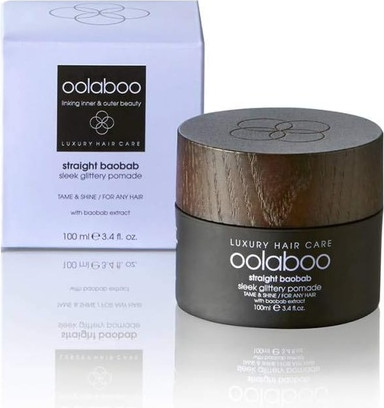 Pomade Oolaboo Straight Baobab Sleek Glittery