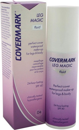 Su o'tkazmaydigan Makiyaj Covermark Leg Magic Fluid Perfect Cover