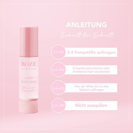 Haarserum Roze Avenue Luxury Elixir