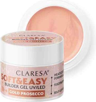 Builder Gel UV/LED Claresa SOFT&EASY Gold Prosecco