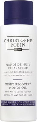 Regenerierendes Haaröl Christophe Robin Nacht-Regeneration Monoiöl Mit Weißer Lotusblüte