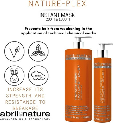 Hair Mask Abril Et Nature Instant Mask Nature-Plex