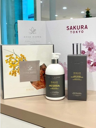 Body Care Set Shower Gel and Body Lotion Acca Kappa