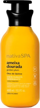 Feuchtigkeitsspendende Körperlotion O Boticario Nativa Spa Golden Plum
