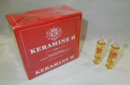 Тоник для волос Keratine H Укрепляющие ампулы для жирных волос
