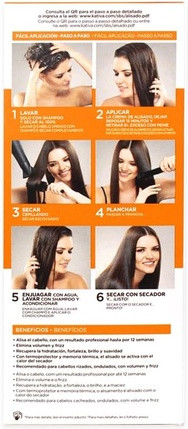 Shampoo Kativa Glättung Professionelle Keratin-Behandlung