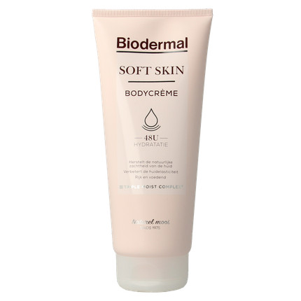 Bodylotion Biodermal für spürbar weichere Haut mit Dreifachwirkung