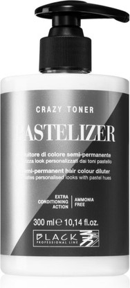 Haarfärbemittel Professional Line Crazy Toner Schwarz