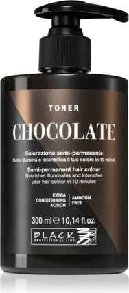 Semi-permanente Haarfarbe Schwarz Professional Line Crazy Toner Natürliche Nuancen