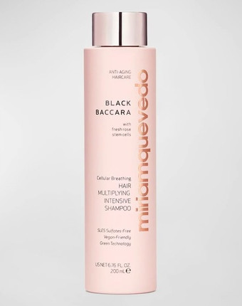 Shampoo Miriam Quevedo Black Baccara Cellular Breathing Hair Multiplying Intensive