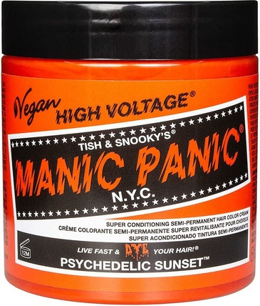 Manic Panic Psychedelic Sunset soch bo'yoqining kremli formulasi