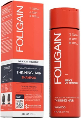 Shampoo Foligain Foligain Men's Anti-Hair Loss Shampoo 2% Trioxidil