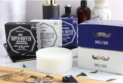 Body Wash Infused Buffer Spongelle Bergamot Absolute