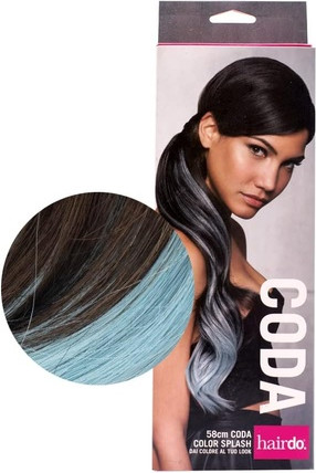 Ponytail Hairdo Color Splash