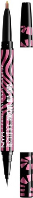 Eyeliner NYX Nyx Professional Makeup Beetlejuice Pinstripe Duo Eye Liner Dual-Ended Black