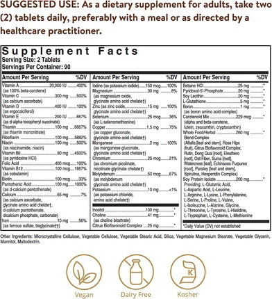 Multivitamin- und Mineralstoff-Formel Solgar Formula VM-2000